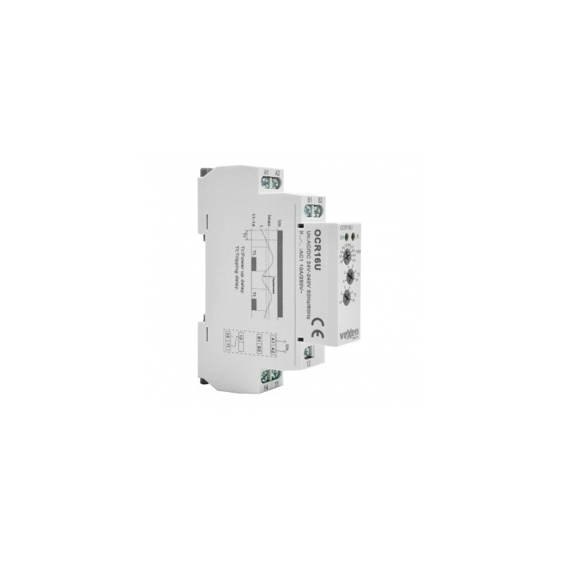 Voolukontrollirelee 1,6A-16A 1CO 10A AC/DC 24-240V