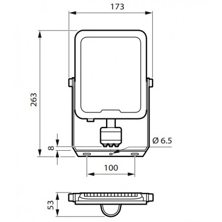 BVP167 LED 50W IP65 Ledinaire liikumisanduriga prožektor G3