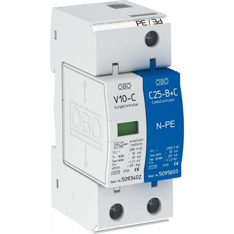 Liigpingepiirik V10-C 1+NPE-280 1p+NPE, tüüp 2+3