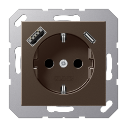 A seeria pistikupesa USB A+C Mokka