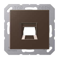 A1569-1WE Keystone center plate Mocha