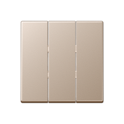 A593BF 3-gang rocker Champagne