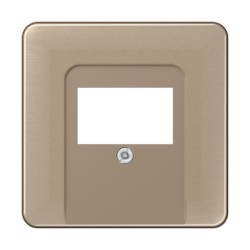 CD569T loudspeaker/USB centre plate goldbronze