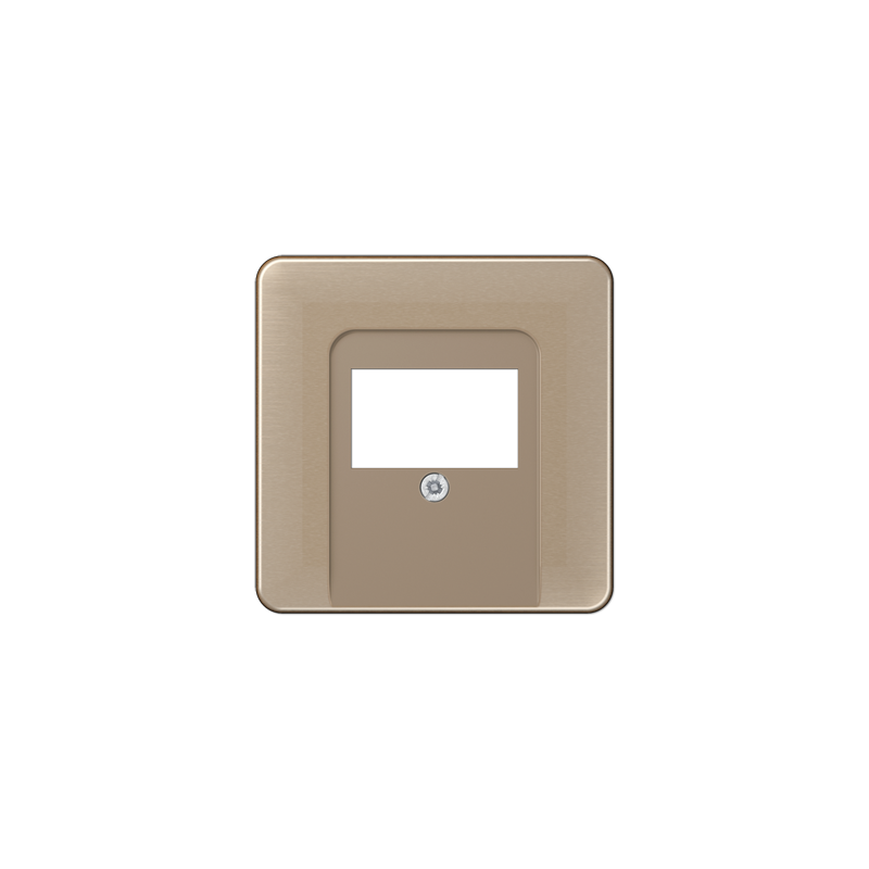 CD569T loudspeaker/USB centre plate goldbronze