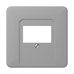 CD569T loudspeaker/USB centre plate gray