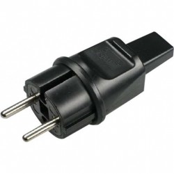 Pistik valgusketi kaablile IP44 must