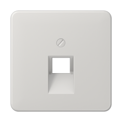 CD569-1UA Centre plate for modular jack sockets lightgray