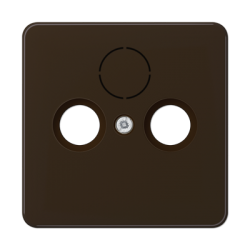 CD561SAT centre plate  for SAT-TV-FM brown