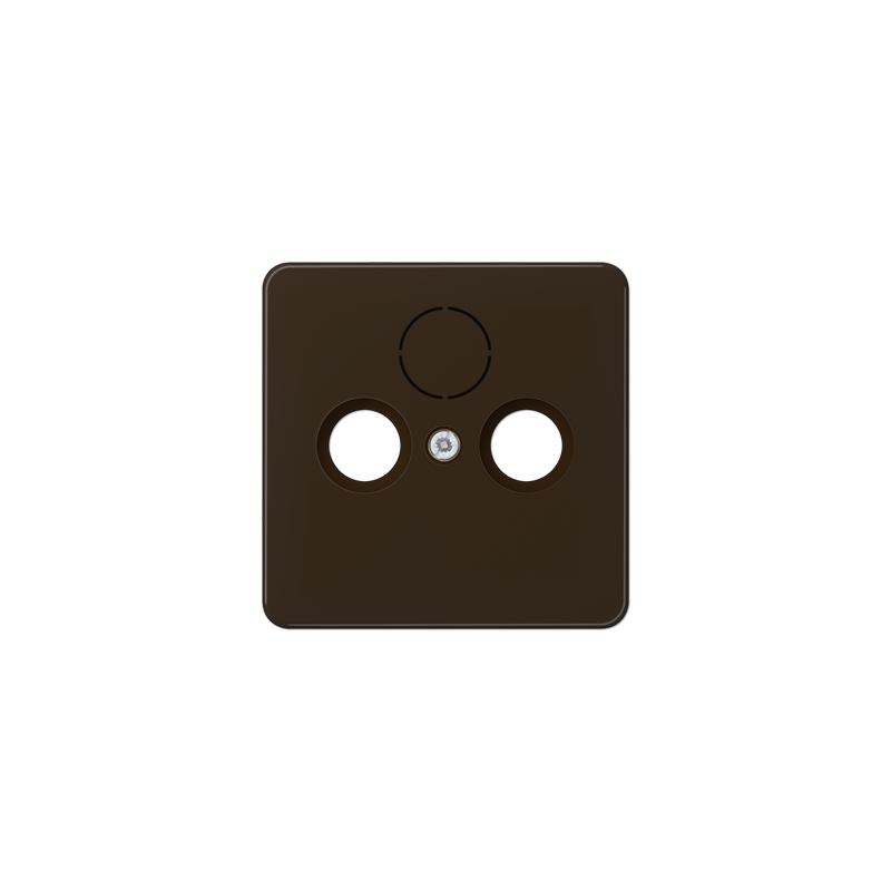 CD561SAT centre plate  for SAT-TV-FM brown