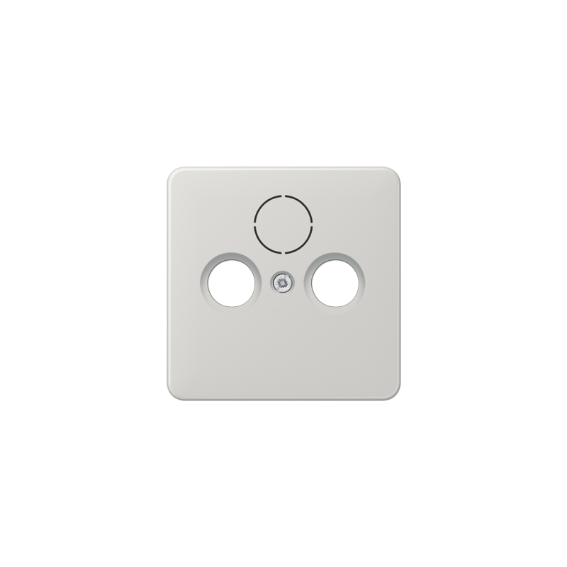 CD561SAT centre plate  for SAT-TV-FM lightgray