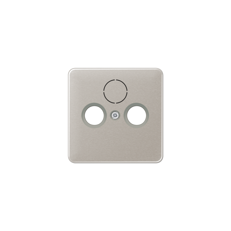 CD561SAT centre plate  for SAT-TV-FM platinum