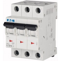PL6 3-Phase Miniature Circuit Breaker Characteristic: C 6kA