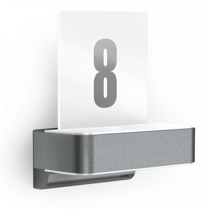 L 820 LED iHF liikumisanduriga numbrivalgusti 9,8W IP44