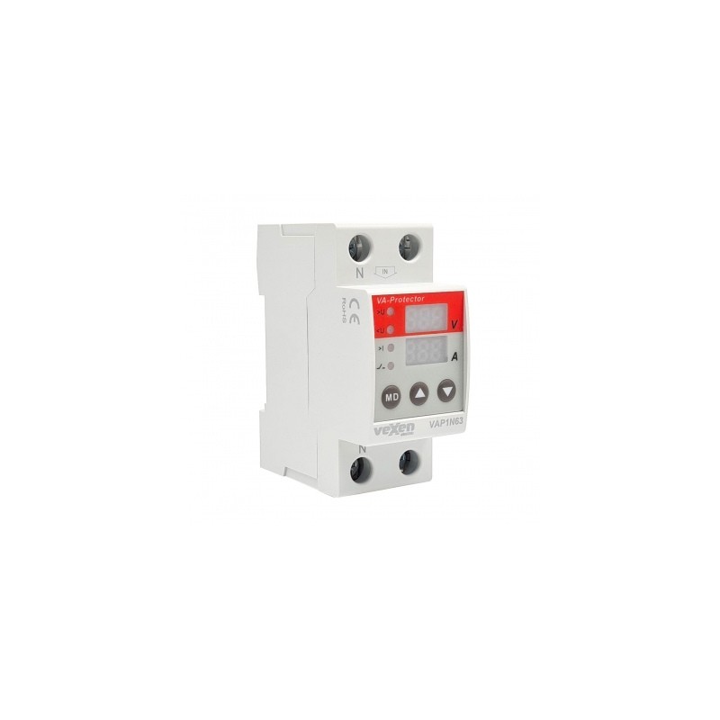DIGITAL OVERVOLTAGE AND OVERCURRENT PROTECTION RELAY 1CO 63A