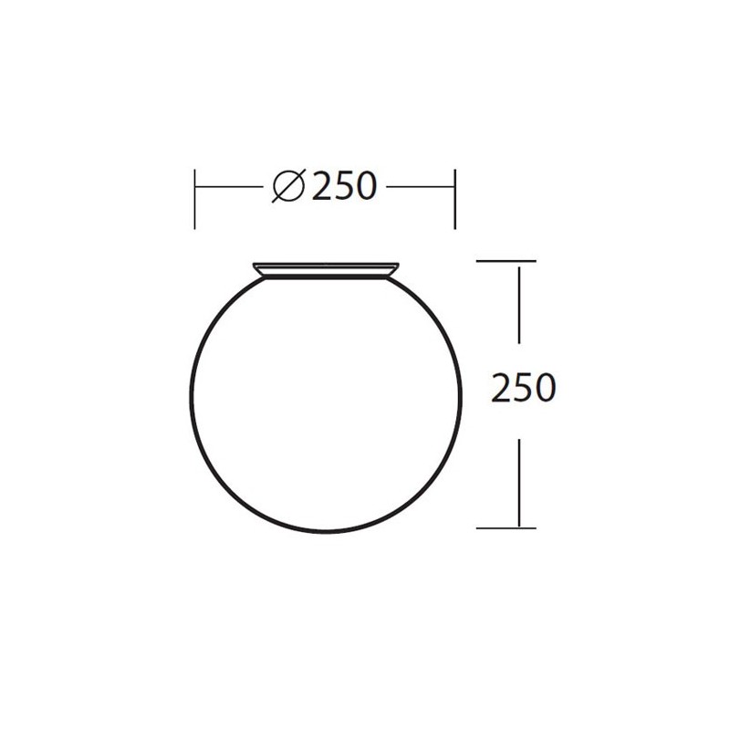 Styx 2 250mm luminaire IP65