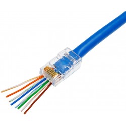 CAT6 plug through