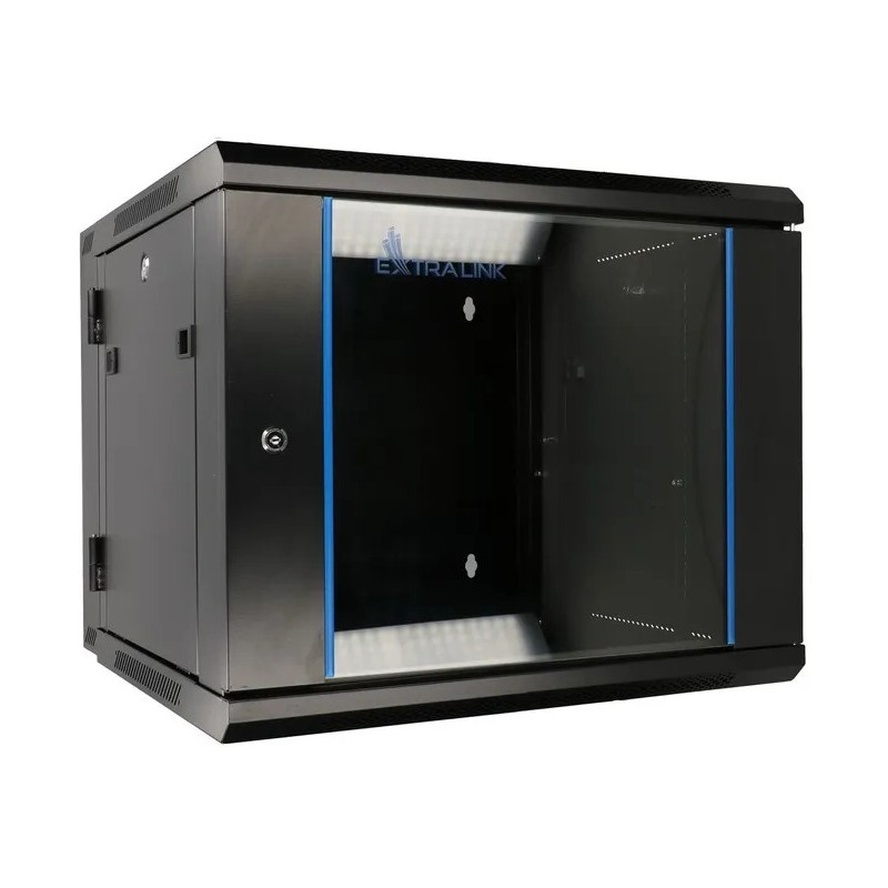 Seinakapp 19" 9U AZH swing klaasuksega