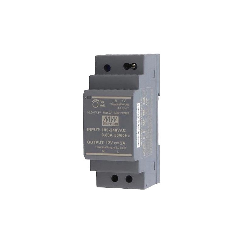 HDR-30 power supply DIN rail