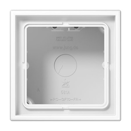 LS990 pinnapealne adapterkarp matt valge