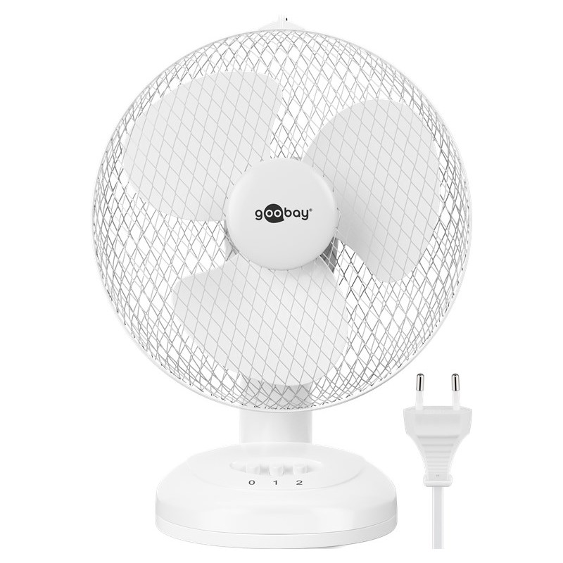Table fan 12" White