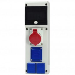 632D.W23 distribution box 32A + 3xSchucko