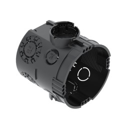 UG 66 Süvistatav seadmetoos SÜGAV Ø60mm H66mm MUST