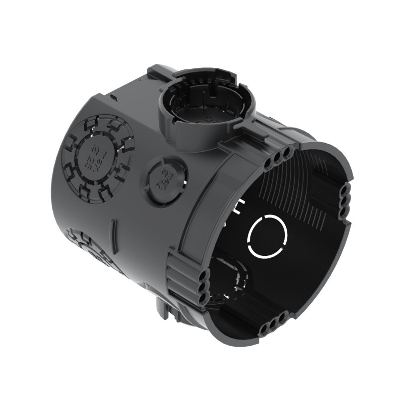 UG 66 Süvistatav seadmetoos SÜGAV Ø60mm H66mm MUST