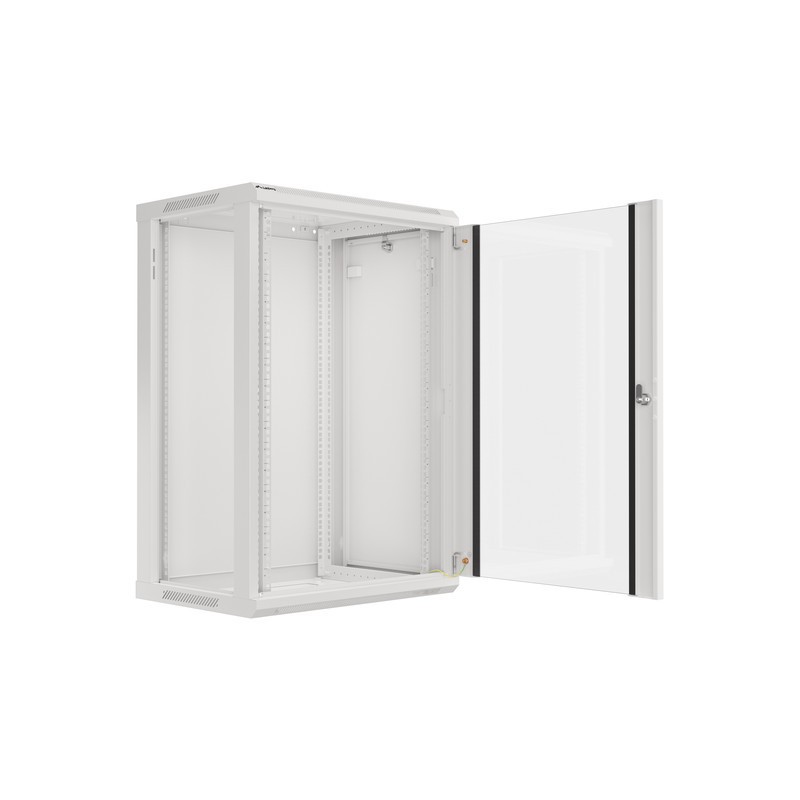 Seinakapp 19" 18U 600x450mm klaasuks