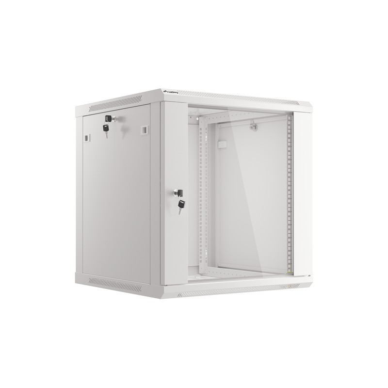 Seinakapp 19" 12U 600x600mm klaasuks