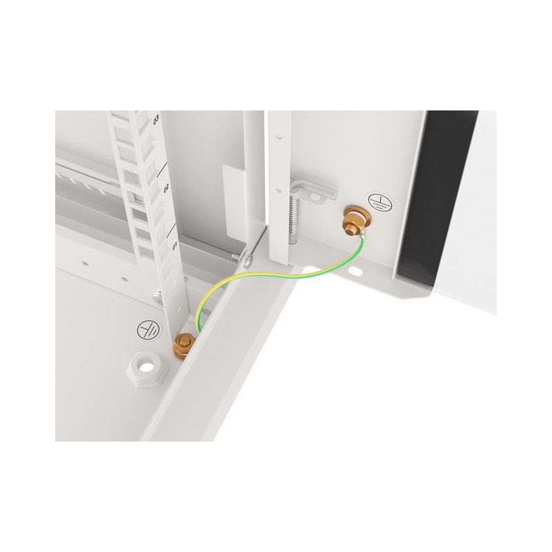 Seinakapp 19" 12U 600x600mm klaasuks