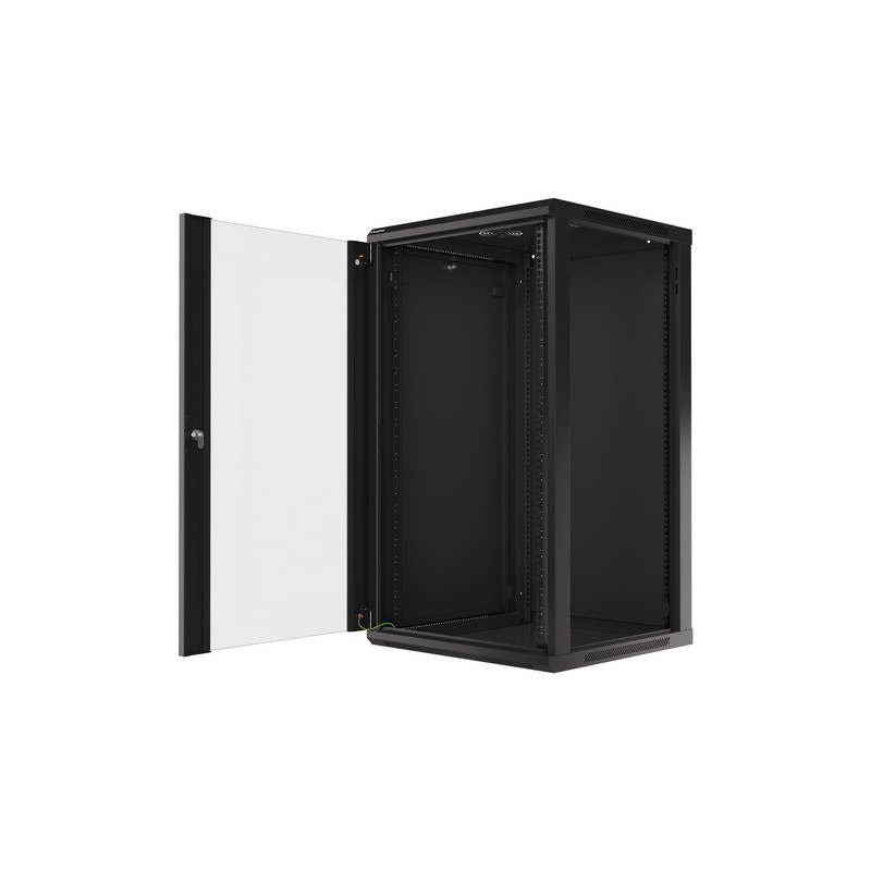 Seinakapp 19" 22U 600x600mm klaasuks