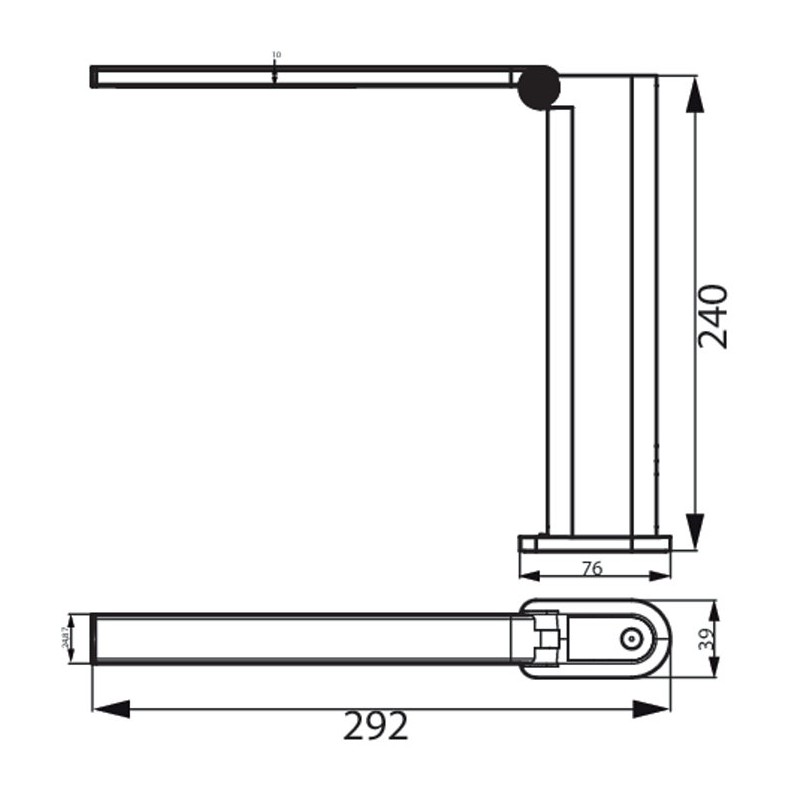 Laualamp Amber DSK202 PT 5W 40K B USB