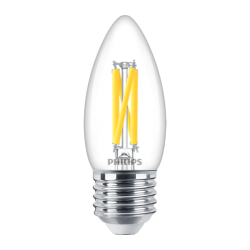 Master LED küünallamp 3.4-40W B35 CL E27 dimmerdatav klaar