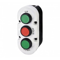 UP-STOP-DOWN nuppude kompl. karbis 2NO/NC IP65
