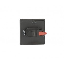 Uksekäepide neljakandiline  48x48mm OT16...OT80F-le, must, IP54, lukustatav/uks lukustatav, 1/ON - 0/OFF