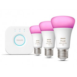 3xE27 Hue White & color ambiance + bridge