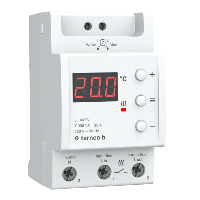 Kilbitermostaat Terneo B +5 ... + 40'C