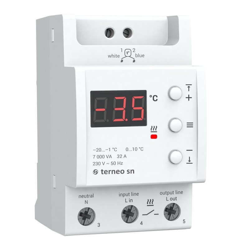 Kilbitermostaat Terneo SN diferentsiaal -30 ... + 85'C