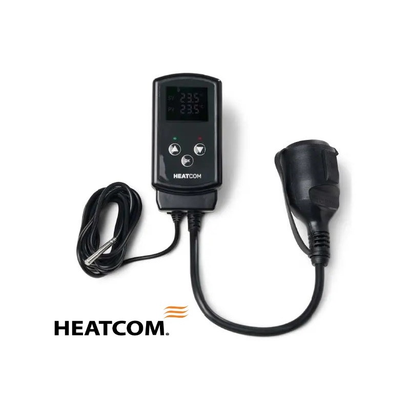 Niiskuskindel termostaat pistikupesaga 13A HC200 IP44 välise anduriga