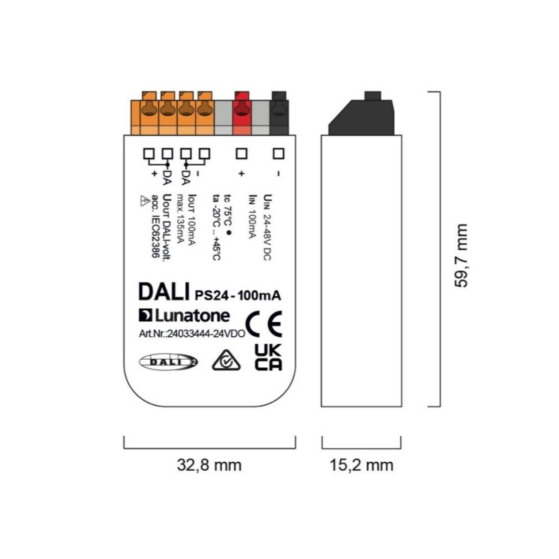 DALI PS24 100mA power supply