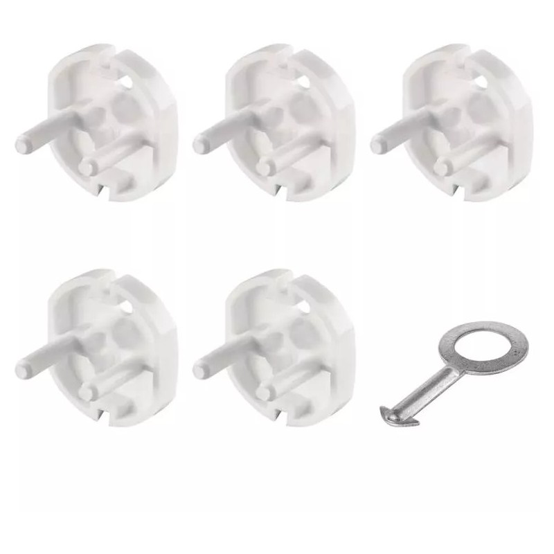 Lastekaitse pistikupessa võtmega 5tk