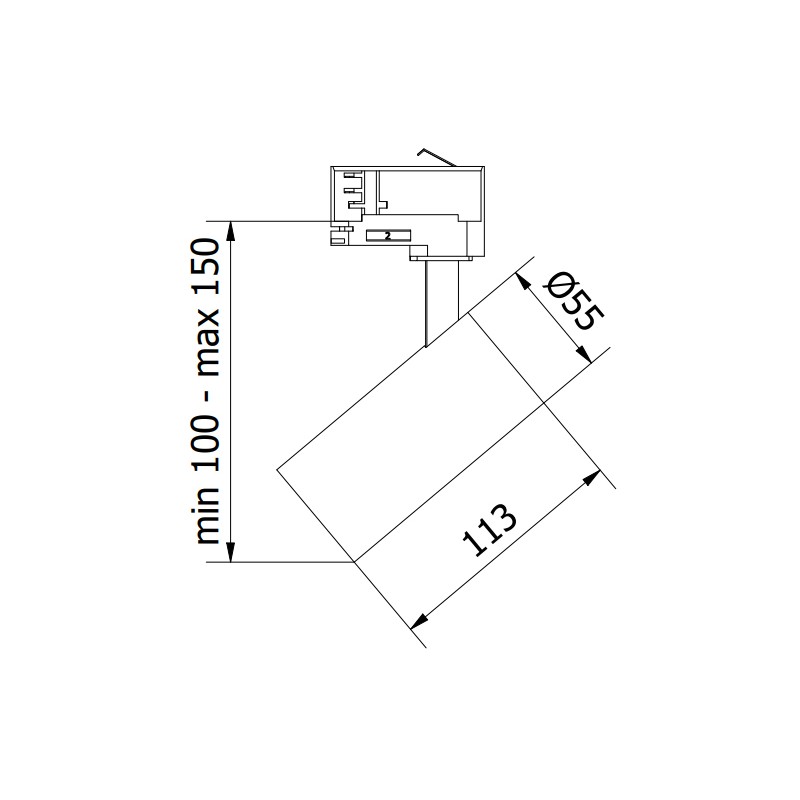 LIMA GU10 siinivalgusti 3F + honeycomb