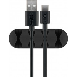 Kaablite organiseerija kahepoolse teibiga 4 kaablile 2tk