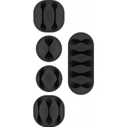 Kaablite organiseerija kahepoolse teibiga komplekt 5tk