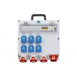 Teisaldatav kilp "kohver" 16A 400V rikkev. IP44