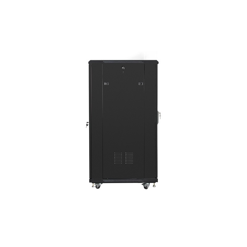 Põrandakapp 19" 27U 600x800mm klaasuks must