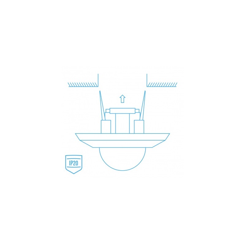 Kohalolekuandur pind/süv. 360* 20m 2000W must