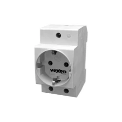 Pistikupesa DIN-latile schuko