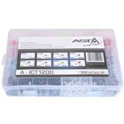 Otsahülsside komplekt isol. 0,5-10mm2 1200tk ASTA