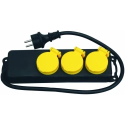Pikendusjuhe 3 pesa H07RN-F 2,5m IP44